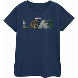 Marvel - T-shirt - Femme (Bleu marine)