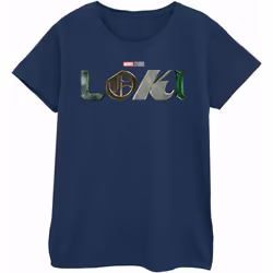 Marvel - T-shirt - Femme (Bleu marine)
