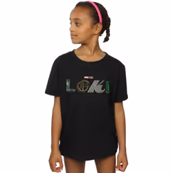 Marvel - T-shirt - Fille (Noir)