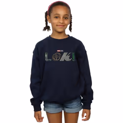 Marvel - Sweat - Fille (Bleu marine)