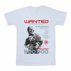 Star Wars - T-shirt WANTED - Homme (Blanc)