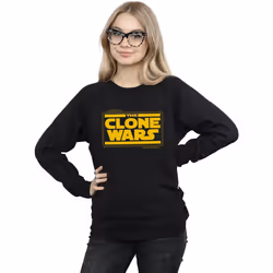 Star Wars - Sweat CLONE WARS - Femme (Noir)
