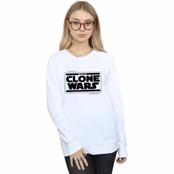 Star Wars - Sweat CLONE WARS - Femme (Blanc)