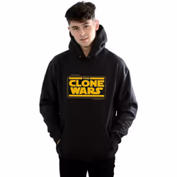 Star Wars - Sweat à capuche CLONE WARS - Homme (Noir)