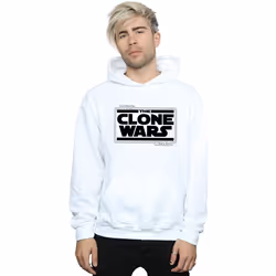 Star Wars - Sweat à capuche CLONE WARS - Homme (Blanc)