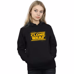 Star Wars - Sweat à capuche CLONE WARS - Femme (Noir)