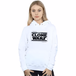 Star Wars - Sweat à capuche CLONE WARS - Femme (Blanc)