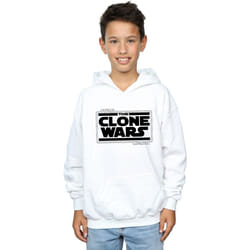Star Wars - Sweat à capuche CLONE WARS - Garçon (Blanc)