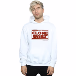 Star Wars - Sweat à capuche CLONE WARS - Homme (Blanc)