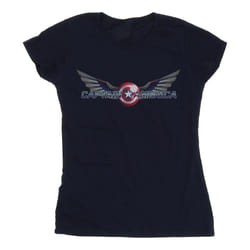 Marvel - T-shirt - Femme (Bleu marine)