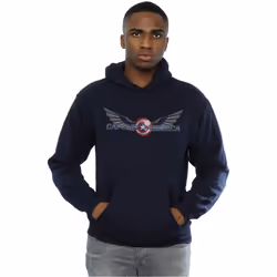 Marvel - Sweat à capuche - Homme (Bleu marine)