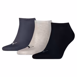 Puma - Chaussettes INVISIBLE - Adulte (Bleu marine / Gris clair / Noir)