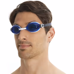 Speedo - Lunettes de natation JET - Unisexe - Taille unique (Bleu/blanc)