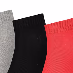 Puma - Socquettes QUARTER - Adulte (Noir / Rouge / Gris)