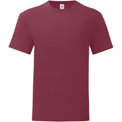 Fruit Of The Loom - T-shirt manches courtes ICONIC - Homme (Bordeaux)