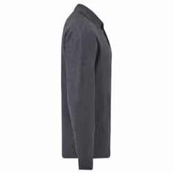 Fruit Of The Loom - Polo manches longues - Unisexe (Gris foncé chiné)
