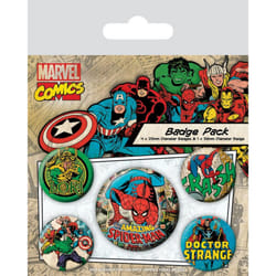 Marvel - Ensemble Badges COMICS (Multicolore)