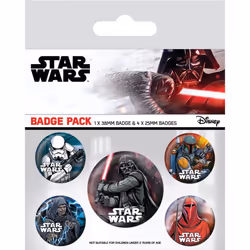 Star Wars - Ensemble de badges DARK SIDE (Multicolore)