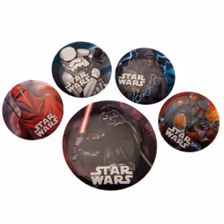Star Wars - Ensemble de badges DARK SIDE (Multicolore)