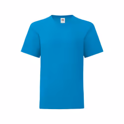 Fruit of the Loom - T-shirt ICONIC - Enfant (Azur)
