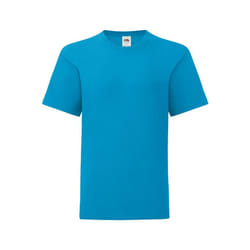 Fruit of the Loom - T-shirt ICONIC - Enfant (Azur)