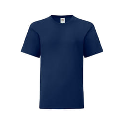 Fruit of the Loom - T-shirt ICONIC - Enfant (Bleu marine) - 9/11 ans
