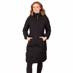 Trespass - Doudoune longue AUDREY - Femme (Noir)