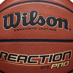 Wilson - Ballon de basket REACTION PRO - Taille Taille 5 (Marron clair)
