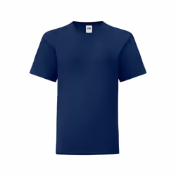 Fruit of the Loom - T-shirt ICONIC - Enfant (Bleu marine)