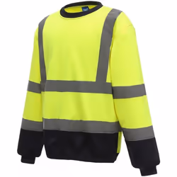Yoko - Sweat HI-VIS - Homme (Jaune / bleu marine)