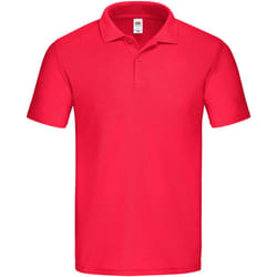 Fruit Of The Loom - Polo manches courtes - Homme (Rouge)