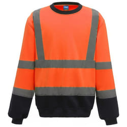 Yoko - Sweat HI-VIS - Homme (Orange / bleu marine)