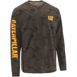 Caterpillar - T-shirt manches longues - Homme (Marron)