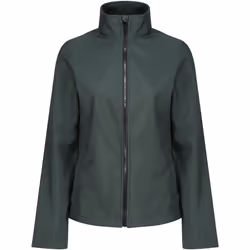 Regatta - Veste softshell ABLAZE - Femme (Vert foncé/noir)
