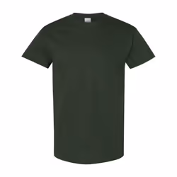 Gildan - T-shirts manches courtes - Hommes (Vert forêt)