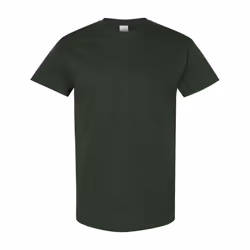 Gildan - T-shirts manches courtes - Hommes (Vert forêt)