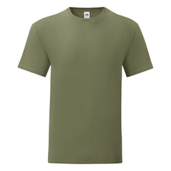 Fruit Of The Loom - T-shirt ICONIC - Hommes (Vert kaki)