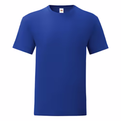 Fruit Of The Loom - T-shirt ICONIC - Hommes (Bleu)