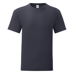 Fruit Of The Loom - T-shirt ICONIC - Hommes (Bleu marine foncé)