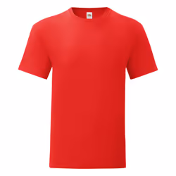 Fruit Of The Loom - T-shirt ICONIC - Hommes (Rouge)