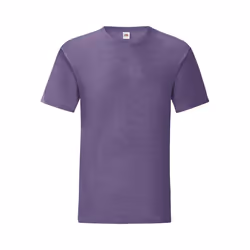Fruit Of The Loom - T-shirt ICONIC - Hommes (Violet chiné)