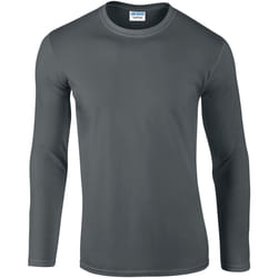 Gildan - T-shirts manches longues - Hommes (Gris foncé)