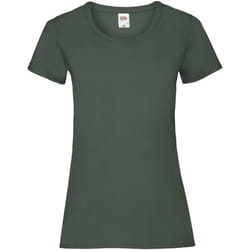 Fruit Of The Loom - T-shirts manches courtes - Femmes (Vert bouteille)