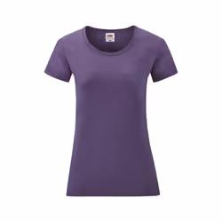 Fruit Of The Loom - T-shirts manches courtes - Femmes (Violet chiné)
