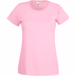 Fruit Of The Loom - T-shirts manches courtes - Femmes (Rose clair)
