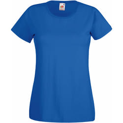 Fruit Of The Loom - T-shirts manches courtes - Femmes (Bleu roi)