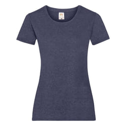 Fruit Of The Loom - T-shirts manches courtes - Femmes (Bleu marine chiné)
