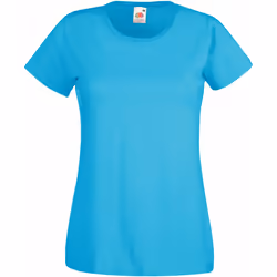 Fruit Of The Loom - T-shirts manches courtes - Femmes (Bleu vif)
