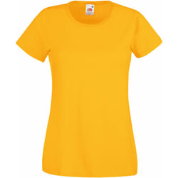 Fruit Of The Loom - T-shirts manches courtes - Femmes (Jaune)