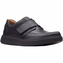 Clarks - Chaussures en cuir UN ABODE STRAP - Homme (Noir)